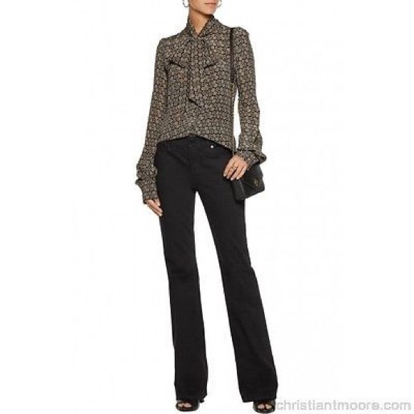 Tory Burch Denim - Tory Burch Black Flare Leg Jeans